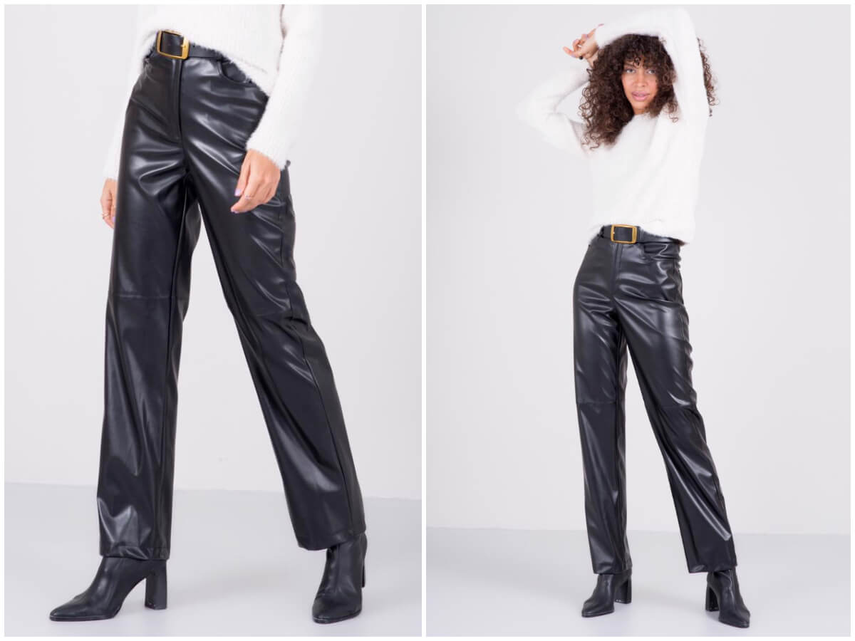 Стильні штани з екошкіри з магазину ebutik.com.ua