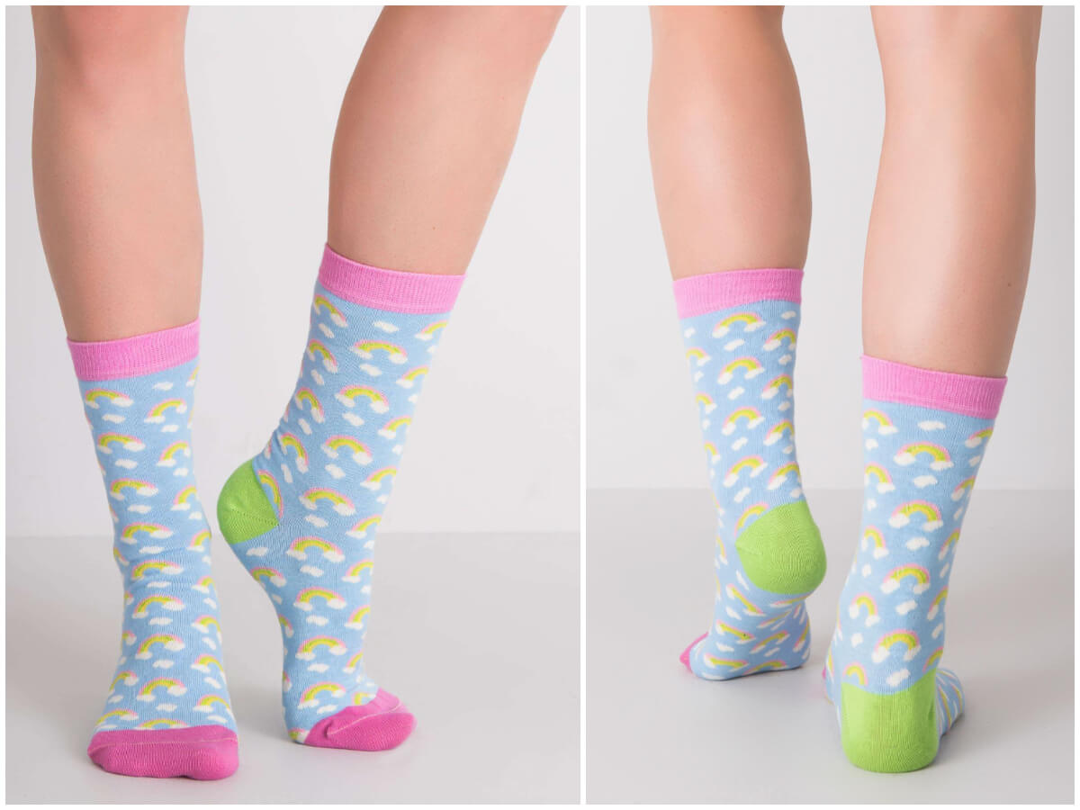 Довгі кольорові шкарпетки з магазину ebutik.com.ua